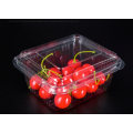 Pet Clear Plastic Compartment Take Away Salad Food Container Tray 6